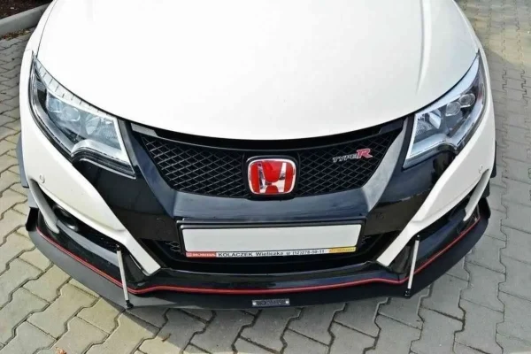 DIVISOR DELANTERO DE CARRERAS v.2 HONDA CIVIC IX TYPE R - Imagen 2