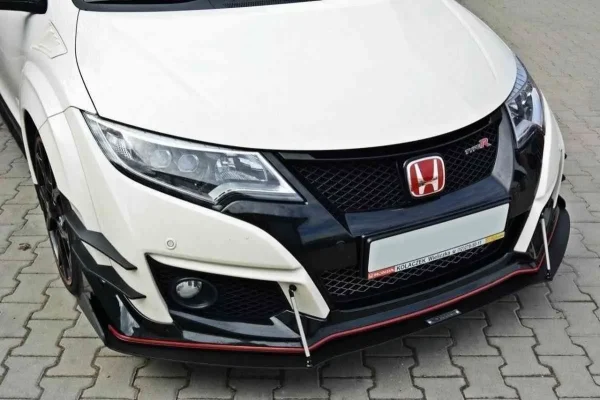 DIVISOR DELANTERO DE CARRERAS v.2 HONDA CIVIC IX TYPE R - Imagen 3