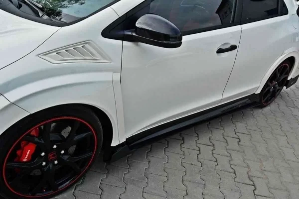 DIFUSORES DE FALDÓN LATERALES RACING HONDA CIVIC IX TYPE R - Imagen 2