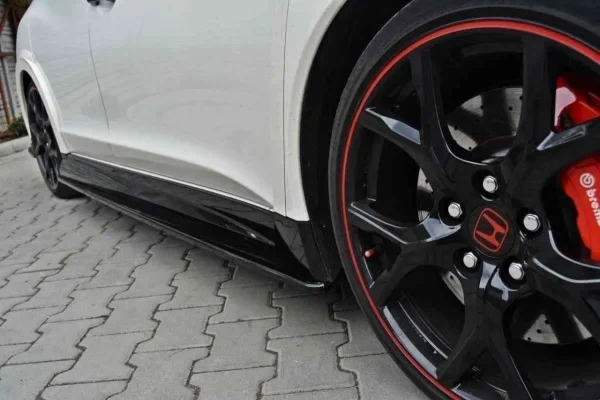 DIFUSORES DE FALDÓN LATERALES HONDA CIVIC IX TYPE R - Imagen 2