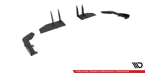 Divisores laterales traseros Street Pro + aletas para Honda Civic Type-R Mk 11 - Imagen 8