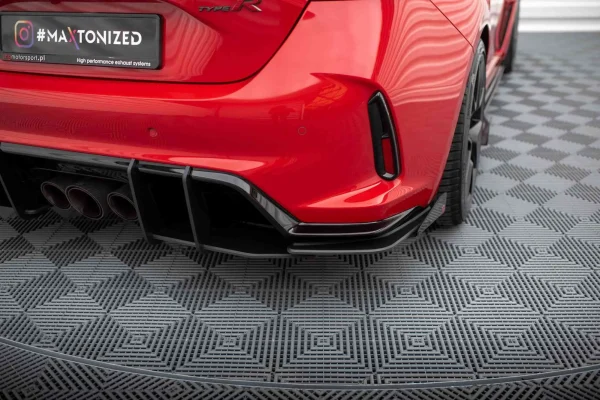 Divisores laterales traseros Street Pro + aletas para Honda Civic Type-R Mk 11 - Imagen 3