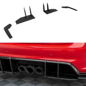 Divisores laterales traseros Street Pro para Honda Civic Type-R Mk 11