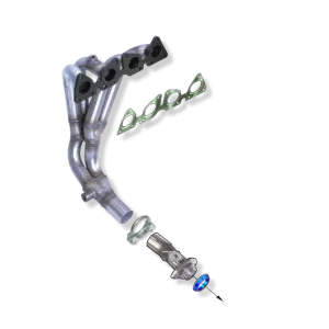 COLECTOR DE ESCAPE DEPORTIVO TUBULAR INOXIDABLE 4-2-1:PEUGEOT 206