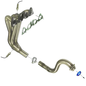 COLECTOR DE ESCAPE DEPORTIVO TUBULAR INOXIDABLE:PEUGEOT 307 / PEUGEOT 307 CC