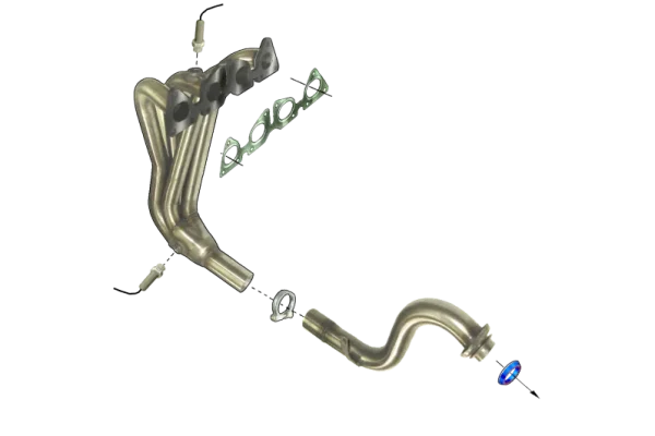 COLECTOR DE ESCAPE DEPORTIVO TUBULAR INOXIDABLE:PEUGEOT 307 / PEUGEOT 307 CC