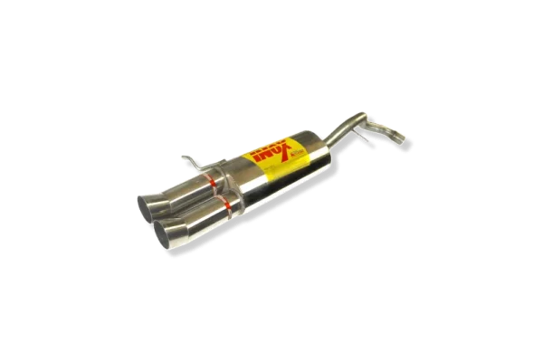 ESCAPE TRASERO INOXIDABLE NO HOMOLOGADO:AUDI A3 / SEAT LEON / VOLKSWAGEN GOLF IV 2Ø85DTM