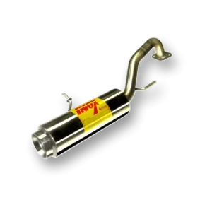 ESCAPE TRASERO INOXIDABLE NO HOMOLOGADO:HYUNDAI COUPE 1 tipo moto