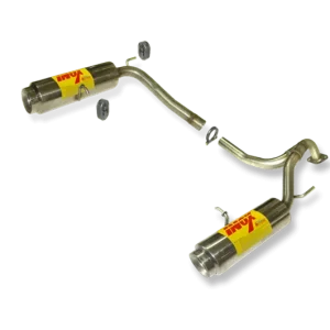 ESCAPE TRASERO INOXIDABLE:HYUNDAI COUPE 1 tipo moto por cada lado