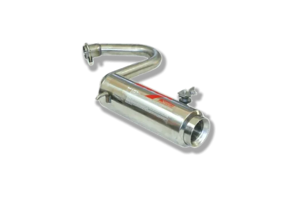 ESCAPE TRASERO INOXIDABLE NO HOMOLOGADO:SEAT LEON / AUDI A3 / VOLKSWAGEN GOLF V 1 TIPO MOTO