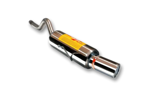 ESCAPE TRASERO INOXIDABLE NO HOMOLOGADO:RENAULT CLIO II / RENAULT CLIO II 1Ø101