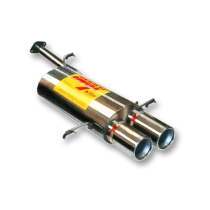 ESCAPE TRASERO INOXIDABLE NO HOMOLOGADO:SUBARU IMPREZA 2Ø85