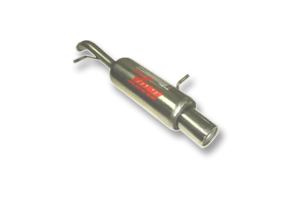 ESCAPE TRASERO INOXIDABLE NO HOMOLOGADO:CITROËN C2 / CITROËN C3 1Ø101