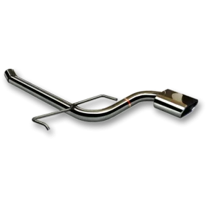 ESCAPE TRASERO INOXIDABLE NO HOMOLOGADO:OPEL ASTRA H 1 OVAL CENTRAL SIN SILENCIADOR
