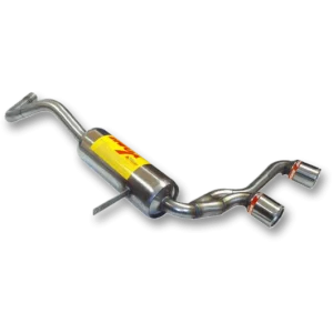 ESCAPE TRASERO INOXIDABLE NO HOMOLOGADO:RENAULT MEGANE II SPORT / RENAULT MEGANE II 2Ø73 CENTRALES