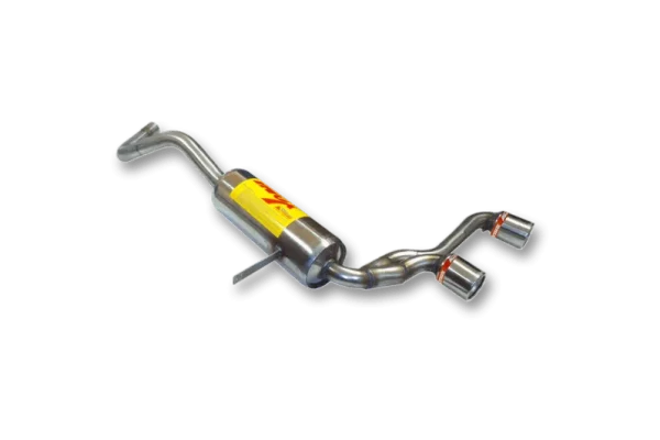 ESCAPE TRASERO INOXIDABLE NO HOMOLOGADO:RENAULT MEGANE II SPORT / RENAULT MEGANE II 2Ø73 CENTRALES