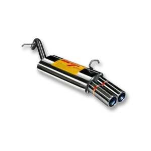 ESCAPE TRASERO INOXIDABLE NO HOMOLOGADO:PEUGEOT 207 2Ø73