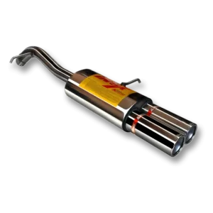 ESCAPE TRASERO INOXIDABLE NO HOMOLOGADO:PEUGEOT 207 RC 2Ø85