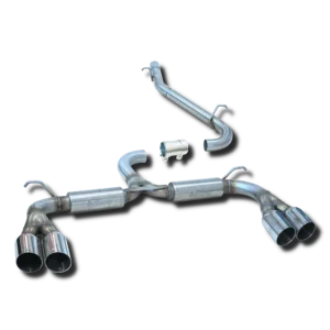 ESCAPE TRASERO INOXIDABLE GRUPO-N USO EXCLUSIVO PARA COMPETICIÓN CUPRA ATECA 2Ø85 por cada lado