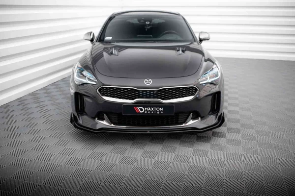 Divisor delantero Street Pro + aletas para Kia Stinger GT / GT-Line / Standard Mk1 - Imagen 4
