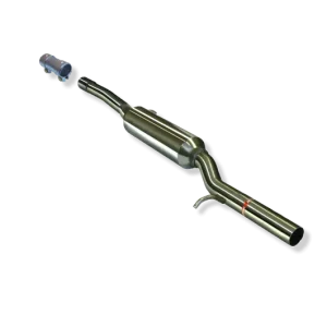 TRAMO INTERMEDIO INOXIDABLE CON SILENCIADOR NO HOMOLOGADO:SEAT LEON / VOLKSWAGEN GOLF IV