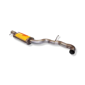 TRAMO INTERMEDIO INOXIDABLE CON SILENCIADOR NO HOMOLOGADO:VOLKSWAGEN GOLF V / AUDI TT S / VOLKSWAGEN GOLF VI R / AUDI A3