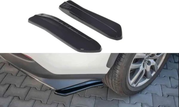Splitters laterales traseros Lexus NX Facelift (híbrido)