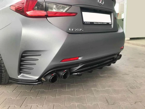 Splitter Trasero (CON BARRAS VERTICALES) Lexus Rc