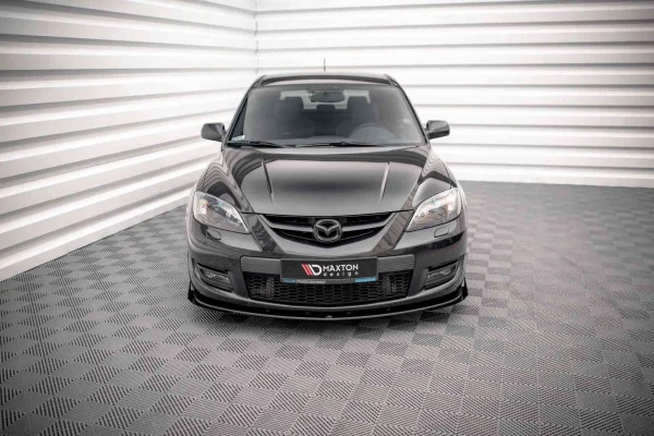 Divisor delantero Street Pro V.1 + aletas para Mazda 3 MPS Mk1 - Imagen 2