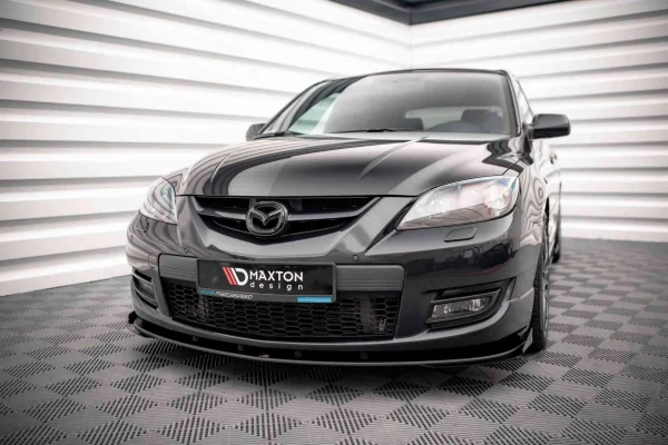 Divisor delantero Street Pro V.1 + aletas para Mazda 3 MPS Mk1 - Imagen 3
