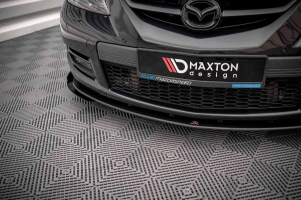 Divisor delantero Street Pro V.1 + aletas para Mazda 3 MPS Mk1 - Imagen 4
