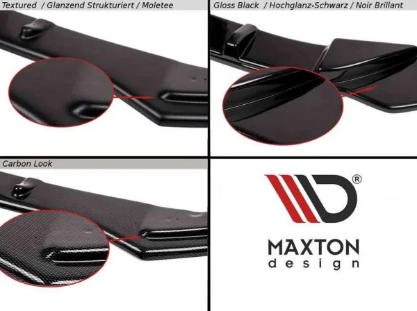 Splitter delantero V.6 VW Golf 7 R / R-Line Facelift - Imagen 7