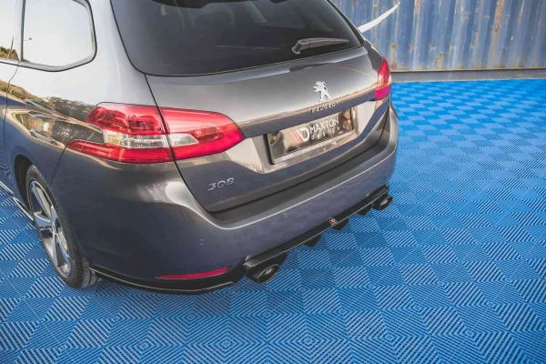 Splitters laterales traseros V.2 Peugeot 308 SW Mk2 Facelift - Imagen 2