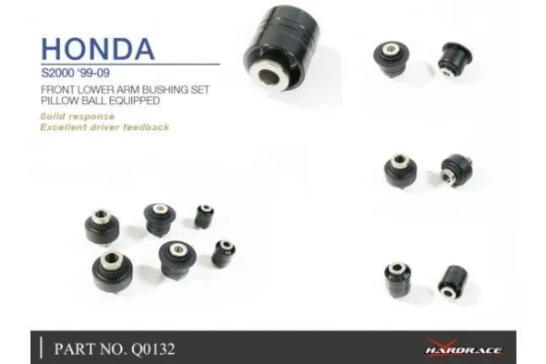 Hardrace - kit de silentbloks brazo inferior delantero - Imagen 2