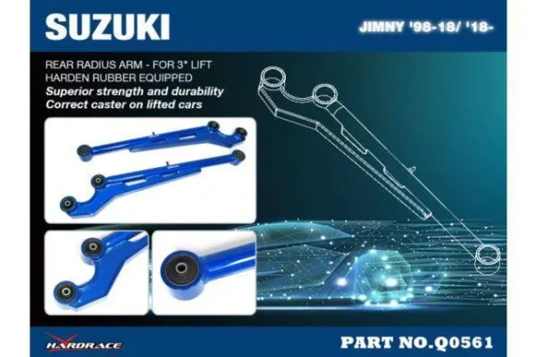Hardrace - Rear Radius Arm Suzuki Jimny - Imagen 3