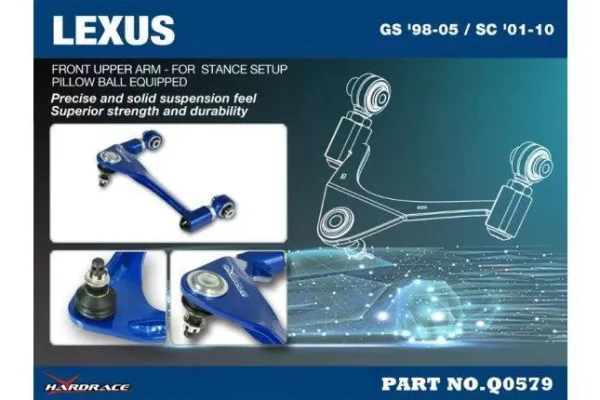 Hardrace - Front Upper Arm Lexus GS, SC, Toyota Aristo - Imagen 3