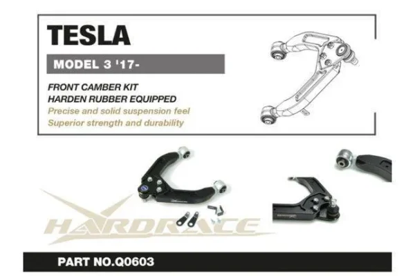Hardrace - Front Upper Camber Kit Tesla Model 3 - Imagen 3
