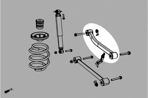 Hardrace - Rear Upper Arm Jeep Wrangler, Wrangler unlimited - Imagen 2