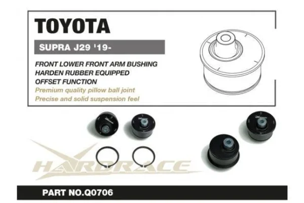 Hardrace - Fornt Lower-front Arm Bushing Bmw Z4, Toyota Supra - Imagen 3