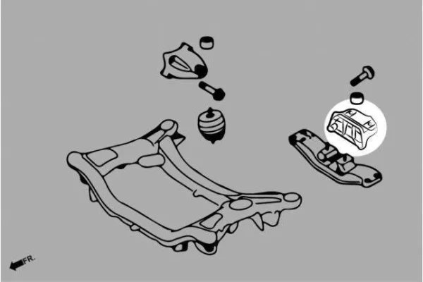 Hardrace - Harden Transmission Mount Hyundai Genesis coupe - Imagen 2