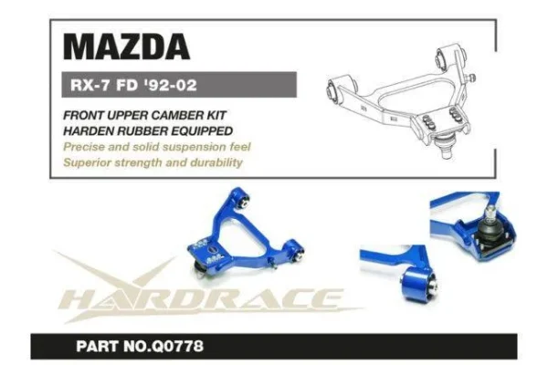 Hardrace - Front Upper Camber Kit Mazda RX-7 - Imagen 3
