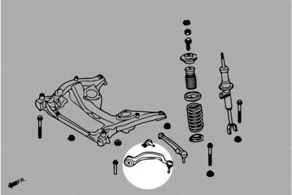 Hardrace - Front Lower - Front Arm Bmw 5 Series, 7 Series - Imagen 2