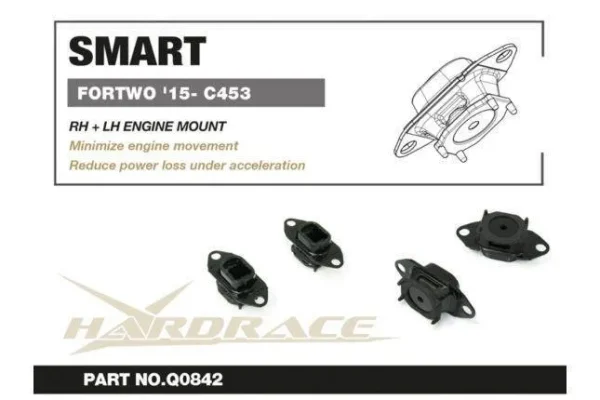 Hardrace - Engine Mount Mercedes-benz Smart - Imagen 3