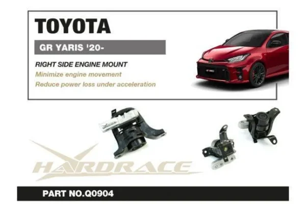 Hardrace - Right Side Engine Mount Toyota Yaris / vitz - Imagen 3