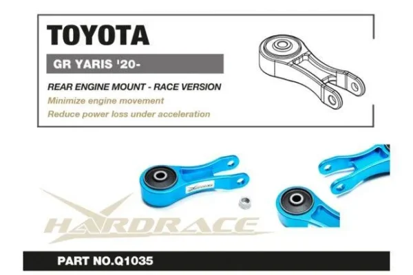 Hardrace - Rear Engine Mount Toyota Yaris / vitz - Imagen 3