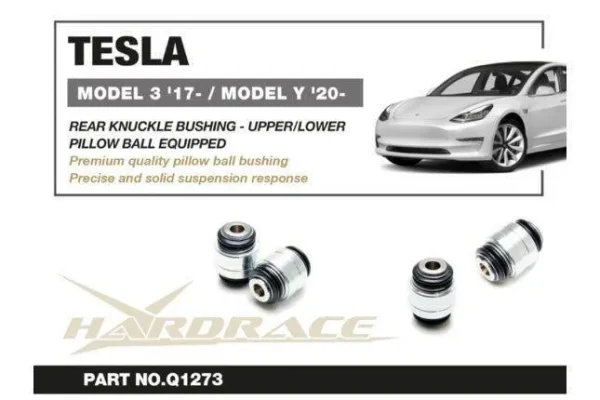 Hardrace - Rear Knuckle Bushing - Upper/lower Tesla MODEL 3, Model y - Imagen 3