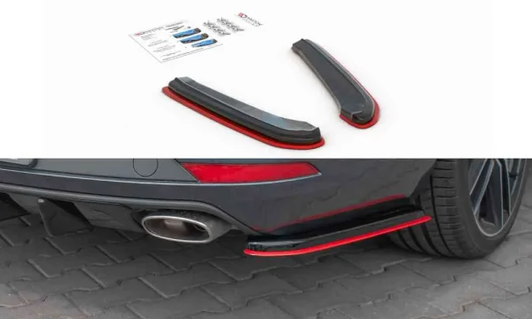 Splitters laterales traseros V.4 Seat Leon Cupra Mk3 FL Sportstourer
