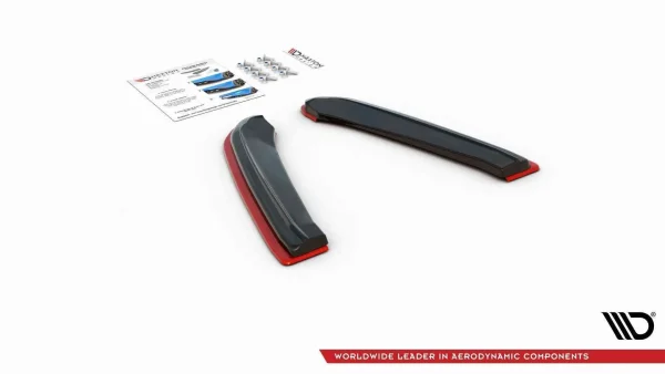 Splitters laterales traseros V.4 Seat Leon Cupra Mk3 FL Sportstourer - Imagen 6