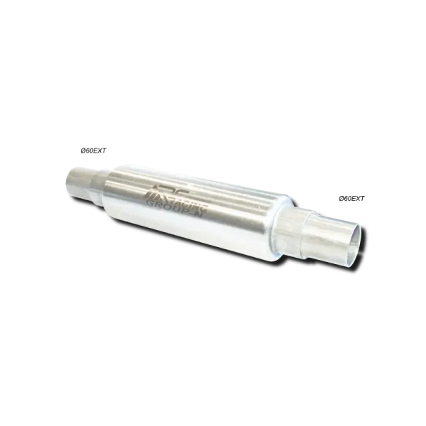 SILENCIADOR UNIVERSAL Ø85 (GRUPO-N) PARA SOLDAR CONEXION Ø60MM LONGITUD SILENCIADOR 350MM