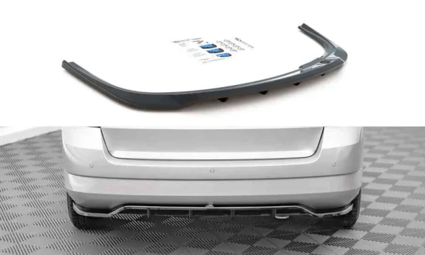 Splitter trasero (con barras verticales) Skoda Fabia Combi Mk3